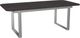 Amisco Customizable Burton 108" Rectangular Extendable Table with 1" Thermo Fused Laminate Top, Radius Corners and 1 Leaf-0