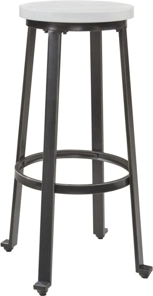 Signature Design by Ashley® Challiman Vintage White Bar Stool-0