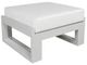 CabanaCoast® Customizable Belvedere Aluminum Outdoor Ottoman-0
