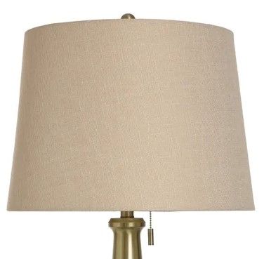 StyleCraft Brass Smoke Table Lamp-1