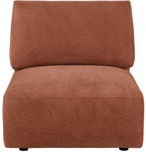 Coaster® Elysia Chenille Coral Upholstered Modular Armless Chair-3