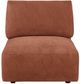 Coaster® Elysia Chenille Coral Upholstered Modular Armless Chair-3