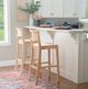Linon Kentucky 2-Piece Unfinished Bar Stool Set-1