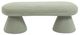 Meridian Furniture Drum Mint Faux Shearling Teddy Fabric Upholstered Bench-1