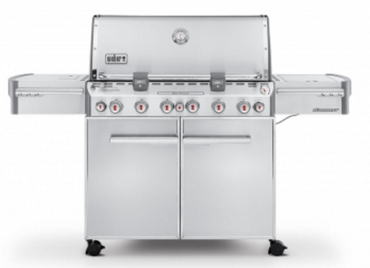 Weber® S-670™ 6-Burner Stainless Steel Freestanding Liquid Propane Gas Grill-1