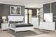 Bernards Renascence Pearl White King Panel Bed-1