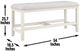 Steve Silver Co. Hyland Cream/Vanilla Counter Bench-2