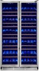 FORNO® Vernazza Series Alta Qualita 40" 25.07 Cu. Ft. Stainless Steel Built-In Wine Cooler-1