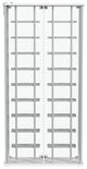 Coaster® Montara Chrome/White Curio Cabinet -3