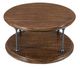 Jofran Inc. Larson Brown Round Cocktail Table-3