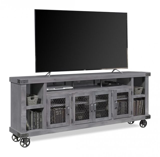 aspenhome® Industrial Ghost Black 84" Console-0
