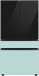 Samsung Bespoke 36" Morning Blue Glass French Door Refrigerator Bottom Panel-4