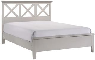 Bernards Nova II Gray Queen Panel Bed