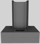 Vent-A-Hood® 30" Gunsmoke Contemporary Wall Mounted Range Hood-5