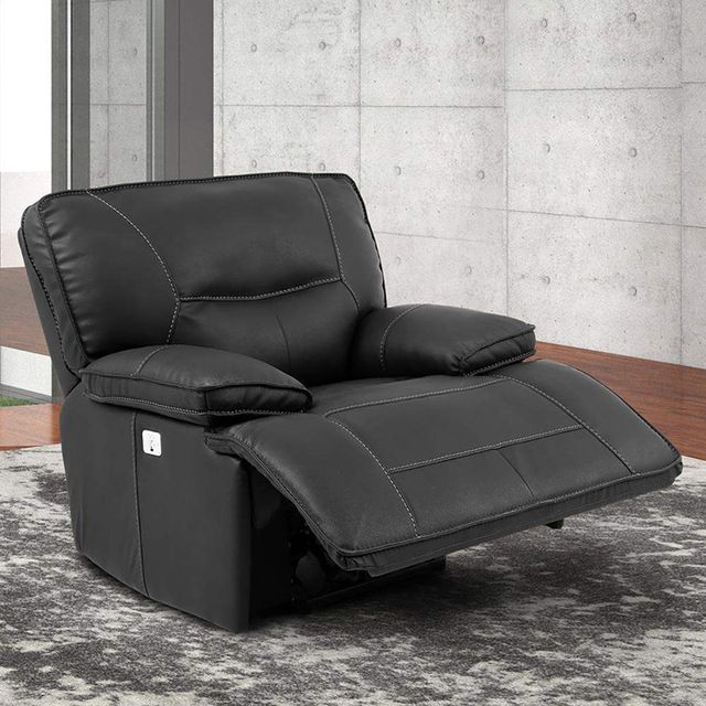 Parker House® Spartacus Black Power Recliner-2