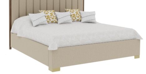 Country View Woodworking Customizable Verrado 1B King Panel Bed-1