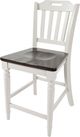 Jofran Inc. Orchard Park Brown/Light Gray Slatback Counter Stool-3