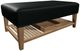 Craftmaster® Customizable CM Leather Cocktail Ottoman with 1-Tray-1