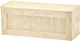 Crate Designs™ Furniture Unfinished Wood Top Storage Bench-0