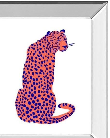 Classy Living Emma Scarvey Bright Leopard II 26" Wall Art-1