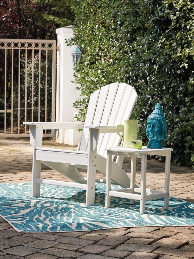 Signature Design by Ashley® Sundown 3-Piece White Outdoor Seating Chair Set-4