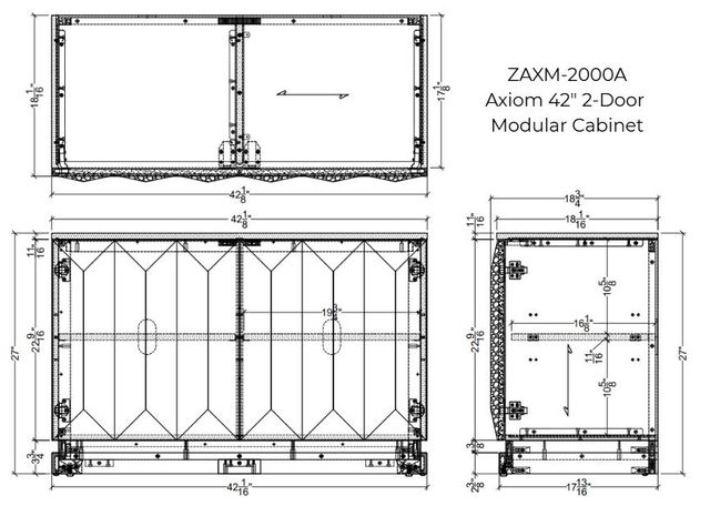 Legends Home Axiom Natural Modular Cabinet-2