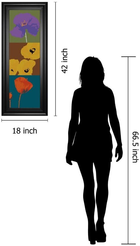 Classy Living Li-Legger, D Pop Poppies Wall Art-2
