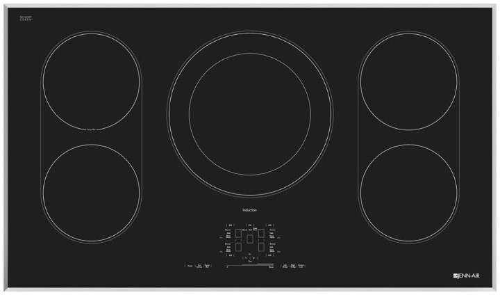 36" Induction Downdraft Cooktop