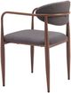 Zuo® Modern Zens 2-Piece Truffle Gray/Walnut Dining Arm Chair Set-3