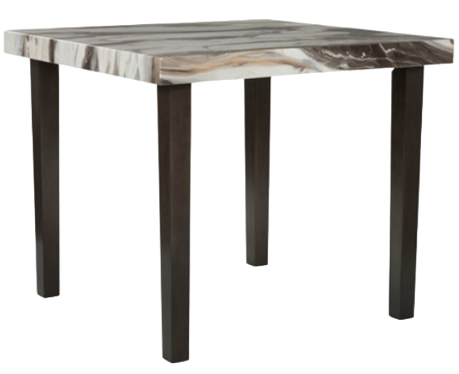Jeshina Counter Height Table - Dark Brown/Beige - (PCD581-13) Jeshina Counter Height Table - Dark Brown/Beige - (PCD581-13)