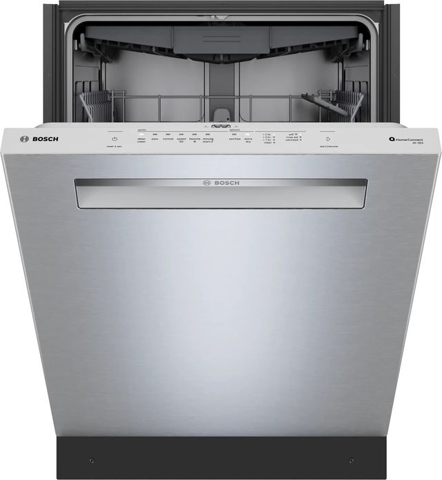 Bosch® 300 Series 24'' Stainless Steel Top Control Built-In Dishwasher-2