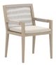 Four Hands Sherwood Fabric/Rope/Wooden Outdoor Dining Arm Chair-0