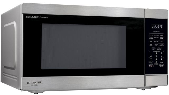Sharp® 2.2 Cu. Ft. Stainless Steel Countertop Microwave-3