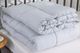 MLILY® Soft Washed Down 3-Piece Gray King Alternative Ultra Soft Comforter Set-3