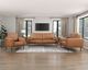 Homelegance® Westcliffe Brown Loveseat-1