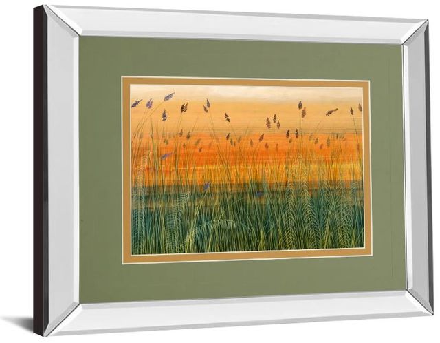 Classy Art Golden Bayou by Holman Mirror Framed Wall Art-1
