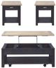 Liberty Furniture Heatherbrook 3-Piece Ash/Charcoal Optional Occasional Table Set-0
