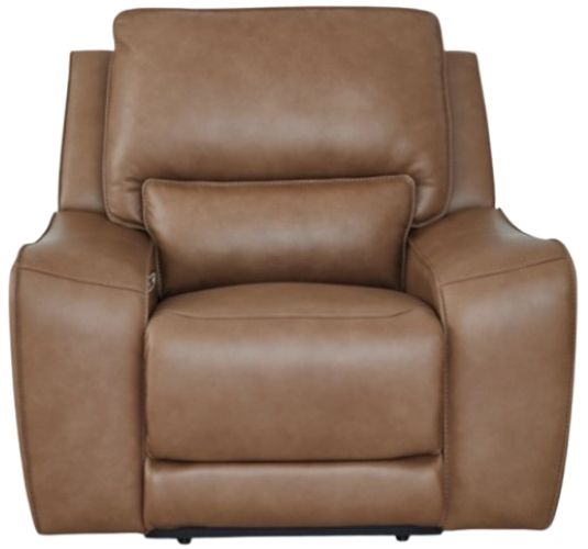 Signature Design by Ashley® Silverbrooke Caramel Power Recliner with Adjustable Headrest-1