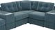 Drew & Jonathan Home ModularOne New Horizon 7-Piece Teal Modular Sectional-2