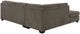 Signature Design by Ashley® Mahoney 2-Piece Chocolate Left-Arm Facing Full Sofa Sleeper Chaise Sectional-1