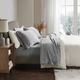 Olliix by True North by Sleep Philosophy Grey Queen Soloft Plush Sheet Set-3