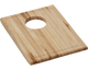 Elkay® Hardwood Light Brown 13.75" x 18.75" x 1" Cutting Board-0