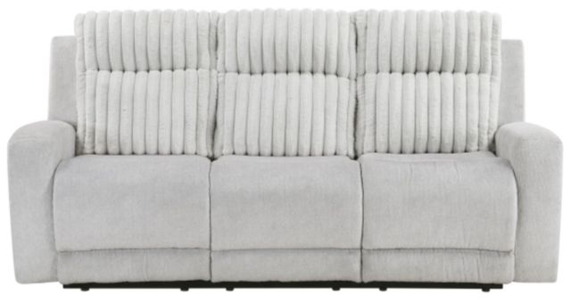 Homelegance® Benton Light Gray Double Manual Reclining Sofa-2