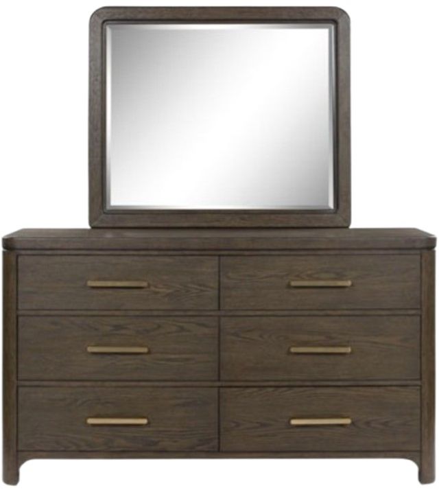 Signature Design by Ashley® Darimore Burnished Brown Dresser and Mirror-2