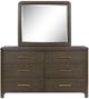 Signature Design by Ashley® Darimore Burnished Brown Dresser and Mirror-2