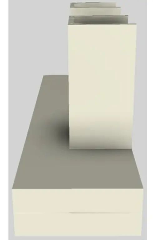 Vent-A-Hood® 66" Biscuit Contemporary Wall Mounted Range Hood-1