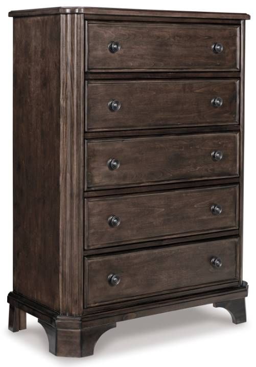 Signature Design by Ashley® Adinton 5-Piece Brown King Panel Storage Bed Set-3