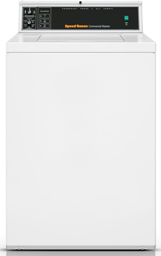 Speed Queen® Commercial 26" White Top Load Washer-0