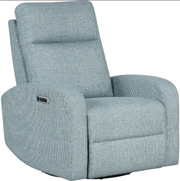 Parker House® Thriller Natural Beauty Blue Power Recliner-0