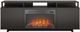 Ameriwood Home Mason Espresso 65'' Electric Fireplace Media Console-0